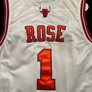NBA Bulls White Jersey